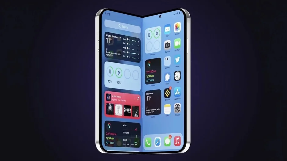 Foldable iPhone Screen Size Leak