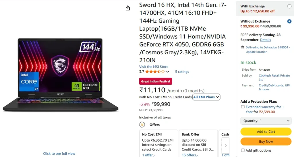 Amazon Great Indian Festival Sale 2025